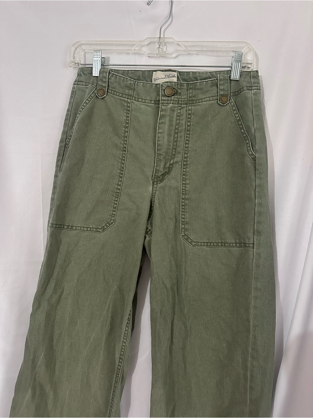 Universal Thread Olive Cargo Wide-Leg Pants - Picture 2 of 5